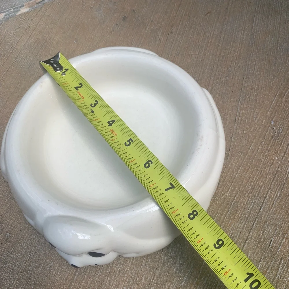 Lillian Vernon Ceramic Dog Bowl